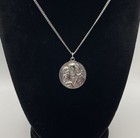 Creed Sterling Silver Saint Joseph Medal W Baby Jesus 24    Necklace 1    Pendant