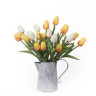 Real Touch Artificial Tulip Stems - Set Of 10 - Perfect For Home Decor