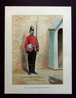 The 25th King s Own Scottish Borderers   Original Antique Military Print  C 1890