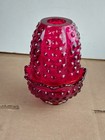 Fenton Ruby Red Amberina Hobnail Fairy Lamp 4 5  Read 
