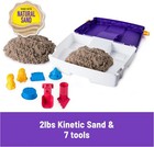 Kinetic Sand Folding Sandbox With 2lbs Play Sand 7 Molds Tools   Storage Set