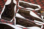 Vito s Vinyl Decal Graphics Kit 14mil Sticker Yamaha Banshee Purple Flames 2006