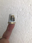 Porcelain Thimble  a Gift From Heaven   1984 Inspired By Berta Hummel  Schmid