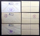 Ghana 1950s 6x Africa Fdc Cover   Registered Letter Lot  Freedom Independence Un