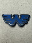Waylon Jennings Logo Pinback Button Badge Blue Sliver Outlaw Country Music