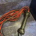 Real Whip Horse 30  Premium Horse Leather - Red   Black - Free Shipping