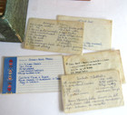 Vtg Recipe Card Files Handwritten Newspaper Clippings Typed Preprinted Recipes