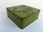 Vintage Japanese Refined Camphor Ad Litho Tin Box Japan Rear Collectible 