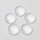 200pcs Clear Half Round Dome Transparent Glass Cabochons Findings Jewelry Making