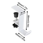 1pc Adjustable Gaming Headphone Hanger Display Stand Holder Hook Under Desk