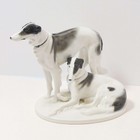 Art Deco Pfeffer Gotha Porcelain Borzoi Pair Germany C 1900-1934