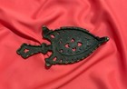 Antique Cast Brass No 2 Flat Iron Trivet 9  X 4  Very Unique Design