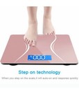 New Body Weight Scale Pink Tempered Glass Capacity 396 Lb
