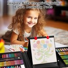 290pcs Art Set Professional Drawing Painting Supplies Kit For Adults Kids Artist