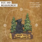 Black Bear Decor For Home - Cabin Decor Wall Hanging Home Gifts For Family -    
