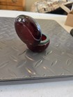 Vintage Decorative Stone Art Hand Carved Italian Brown Alabaster Trinket Box 2    