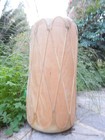 Tall Taos Pueblo Indian End Table Sized Drum - Clean And Nice - End Table Size  