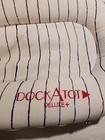 Dockatot Deluxe   White Blue Cover Toddler Lounger 0-8 Months Geometric Chevr