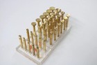 34 Pieces Of Brass Dop Sticks In Lapidary   Faceting Of Gemstones 2mm To 18mm 