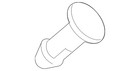 Genuine Subaru Cargo Cover Stopper 65577ag010jc
