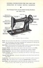 Singer A Manual Of Family Sewing Machines And Their Attachments Manual  Fastened