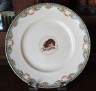 Old Moxie Soda Fountain 8 25  Plate W  Moxie Girl As Is Attic Find As Found