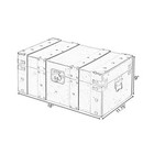Trunk With Handles Large Wooden Style Natural