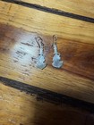 Vintage  925 Sterling Silver Egyptian Revival Queen Nefertiti Dangle Earrings