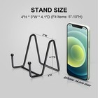 Plate Display Stands 4 Inch Set Of 3 Metal Easel Holder For Books Photos Picture