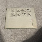 Jungle Jamboree Vintage Cardboard Punch Out Animal Set W  Envelope C  1940 s
