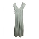 Jenny Yoo Collection Nwt Cecilia Dress In Morning Mist Chiffon Bridesmaid- 18