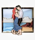 Disney Artland Little Mermaid Ariel Eric Stained Glass Pin Le 200