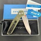 Benchmade 940 Custom Osborne Green Handle S90v Stainless Pocket Knife