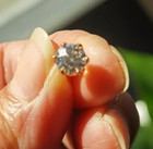 Gra 0 5ct-1ct D Color Certified Moissanite Stud Earrings Rose Gold Color Jewelry