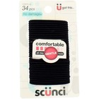 Scunci No Damage Hair Elastics  Small  Black 34 Ea