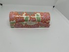 Clinque Lipstick Case Holder Lipstick Box Mirror Pink Orange Blue Flowers Vtg