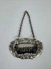 4 Vintage Silver Plated Liquor Bottle Tags Made In England Yeoman