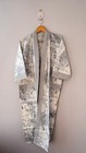 Indian Floral Printed 100  Cotton Robe Long Kimono Sleepwear Night Kimono Dress