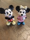 Vintage Disney Mickey   Minnie Mouse Ceramic Figurine Set