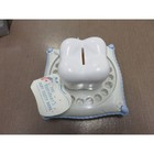 Toothfairys Baby Tooth Bank Keepsake Organizer White Blue Coin Bank Boy Unused