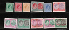 St  Kitts-nevis  Kgvi   Qeii  Sc 79-86 102-4 206-12  220  Mint Lh hinged 