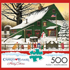 - Charles Wysocki - Cocoa Break At The Copperfields - 500 Piece Winter Jigsaw Pu