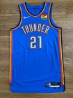 2025 Aaron Wiggins Nba Finals Game Worn Used Thunder Jersey 4 Games Sothebys Coa