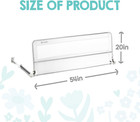 Regalo Safety 54    Extra Long Hideaway Bed Rail 54 Inch  pack Of 1   White