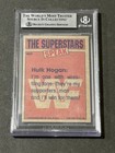 Hulk Hogan 1985 Topps Wwf Signed Autographed Card Beckett Bas Authentic