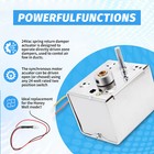 Replacement Damper 2 Wire Spring Motor Actuator For Honeywell Ard Zd M847d Rz3-1
