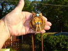 Native American Deerskin Leather Butterfly Medicine Bag  Necklace Pouch  2 1 4 