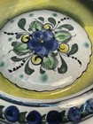 Vintage Mexican Folk Art Handmade Hand Painted Bowl Signed By Artist 7 