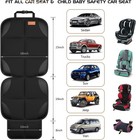 Car Seat Protector  Pack Of 2 Seat Protector Protect Child Seats With Thickest