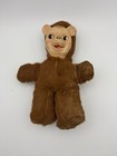 Rare Vintage 8    Rubber Faced Plush Teddy Bear Very Well Loved Brown Fur